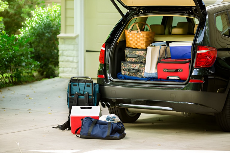 carry stuff in car